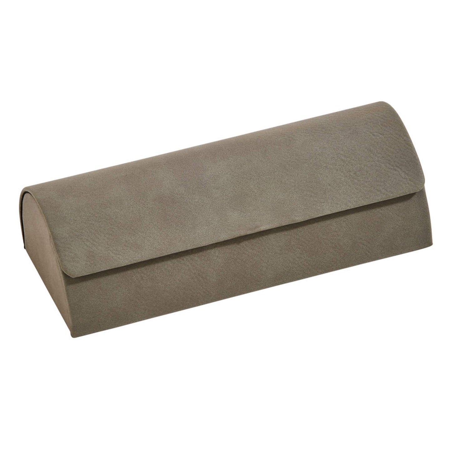 Contemporary Home Living 6.5" x 2.5" Fossil Gray Rectangular Leatherette Sunglass Case