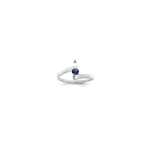 Sterling Silver Rhodium-plated Family Jewelry Mounting