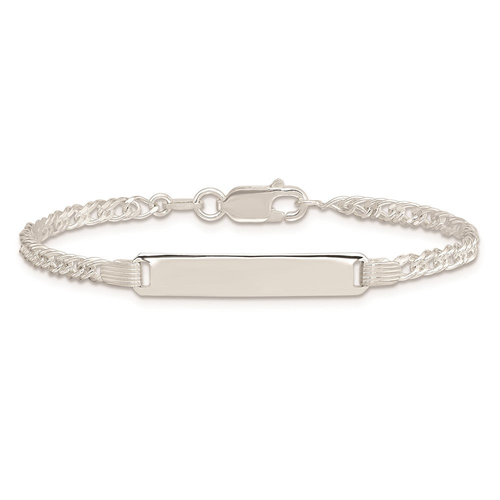 Sterling Silver Children's ID Bracelet 6 inches