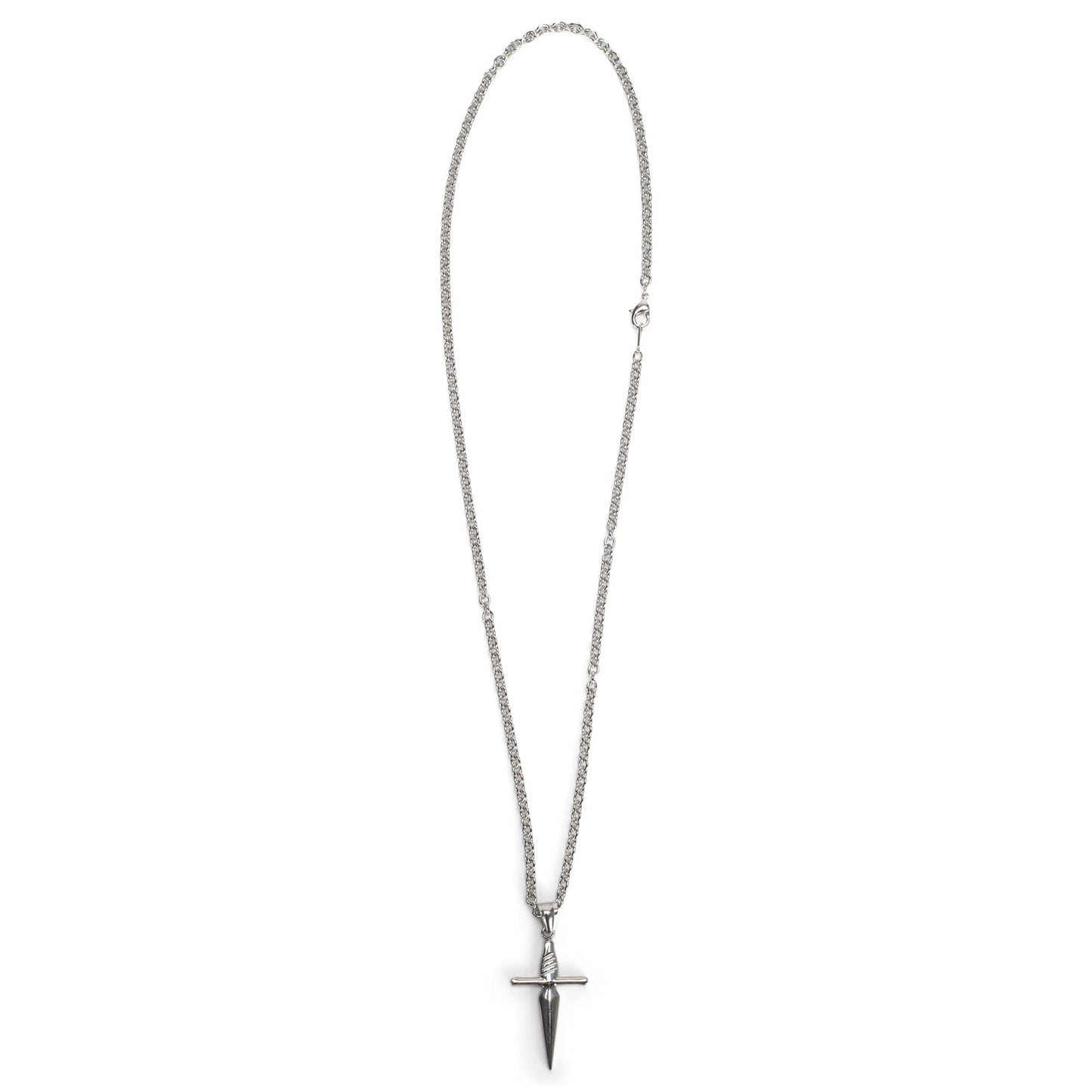Stainless Steel Sword of the Spirit 18 inch Necklace