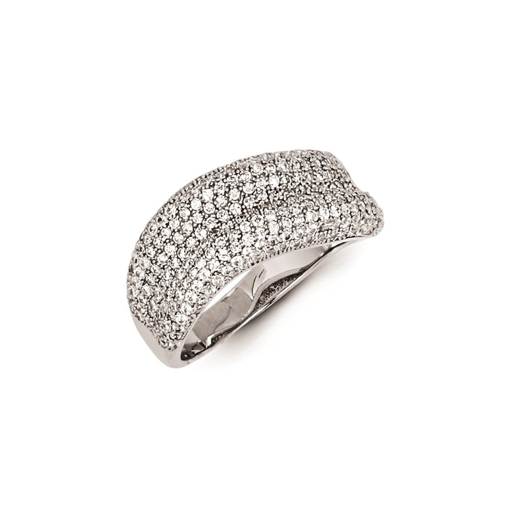 Sterling Silver & CZ Brilliant Embers Ring