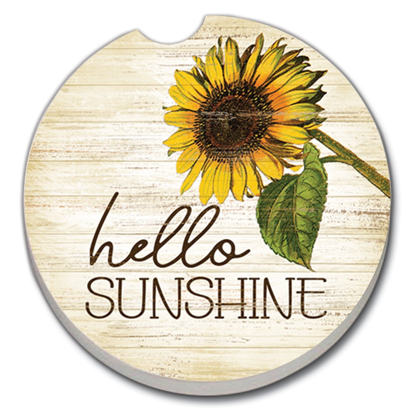 Thirstystone "Hello Sunshine" Single Absorbent Car Coaster