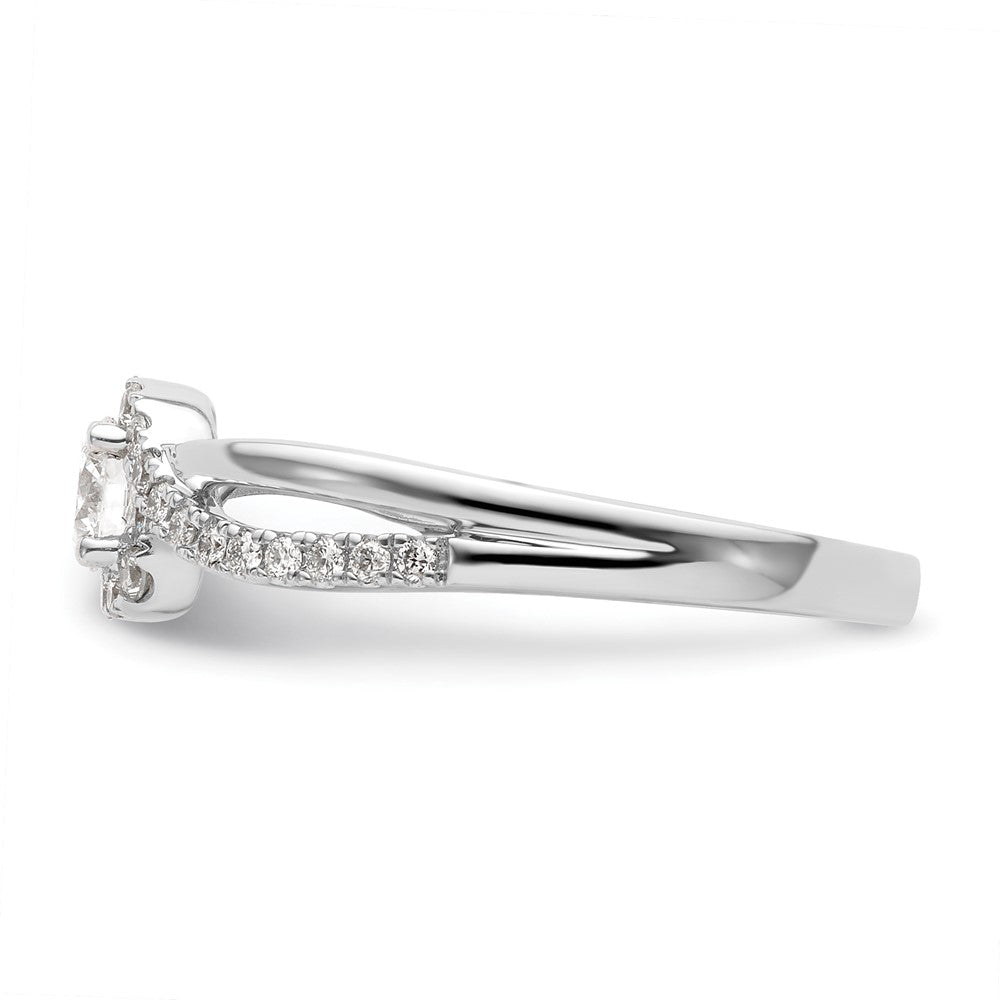 10k White Gold VS/SI+ G+ Lab Grown Diamond Ring