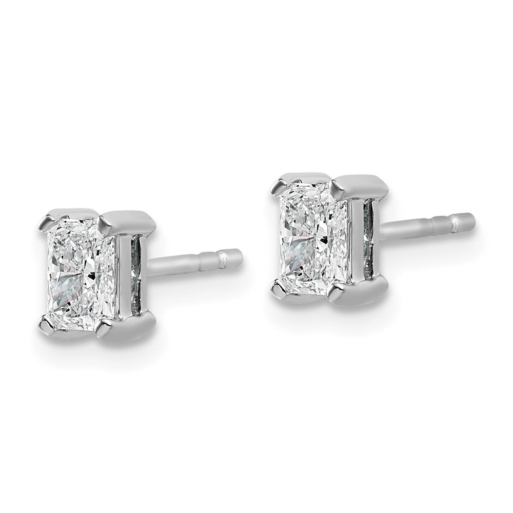 14kw 4.8x3.95mm Radiant Earring Mountings