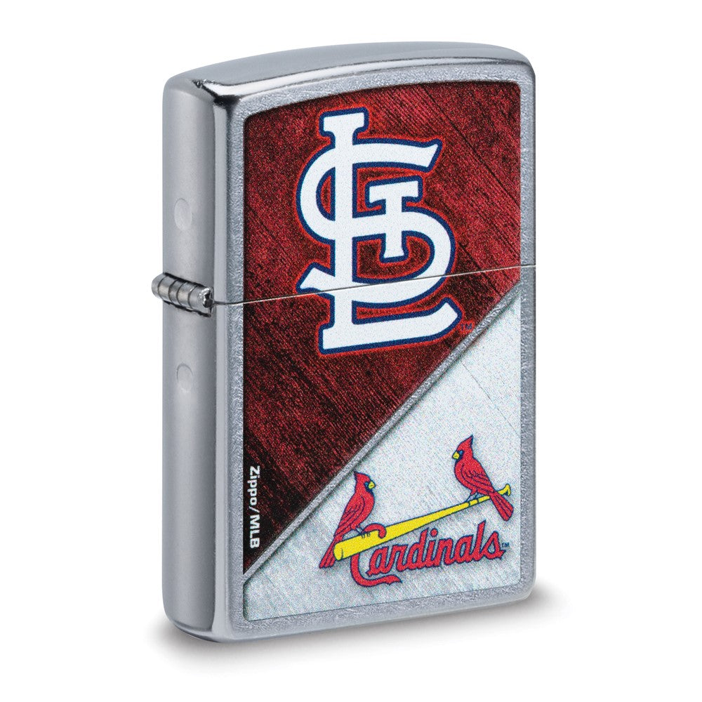 Zippo Street Chrome St Louis Cardinals Color Image MLB Lighter