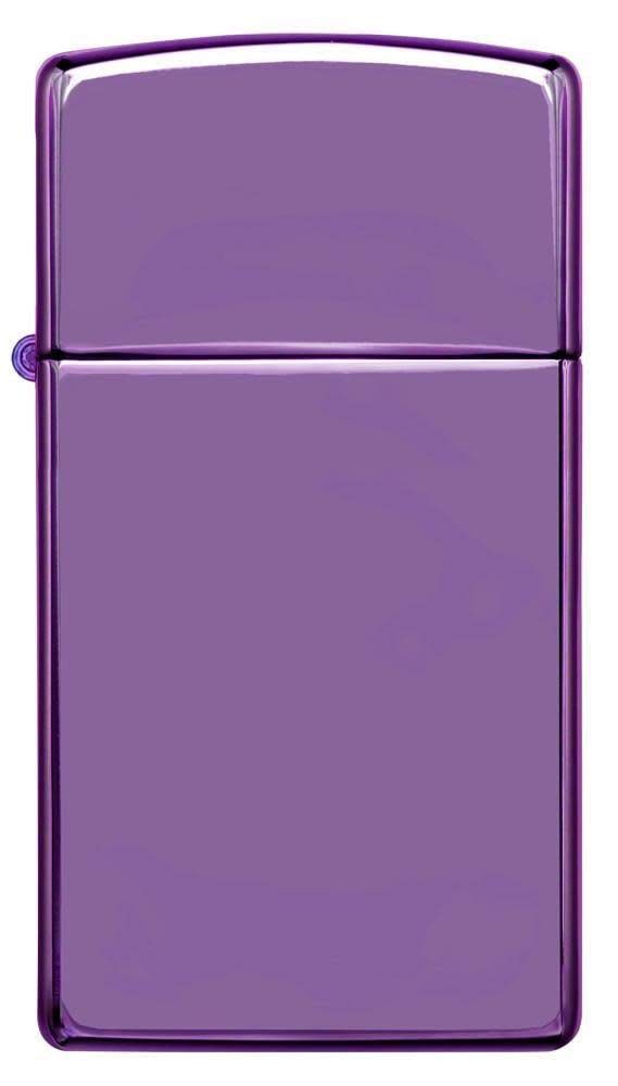 Zippo Slim High Polish Purple Pocket Lighter