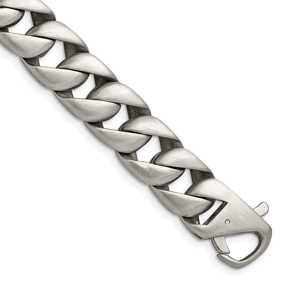 Stainless Steel Brushed 8.5in Bracelet 8.5 inches