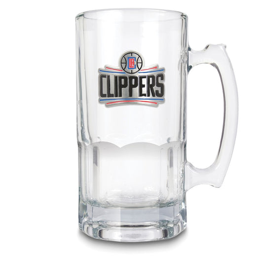 NBA Los Angeles Clippers Glass 32 ounce Macho Mug