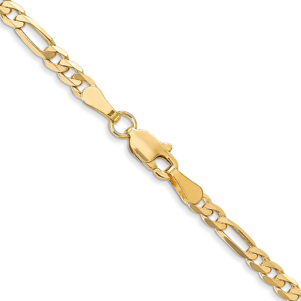 10k 3.25mm Flat Figaro Chain
