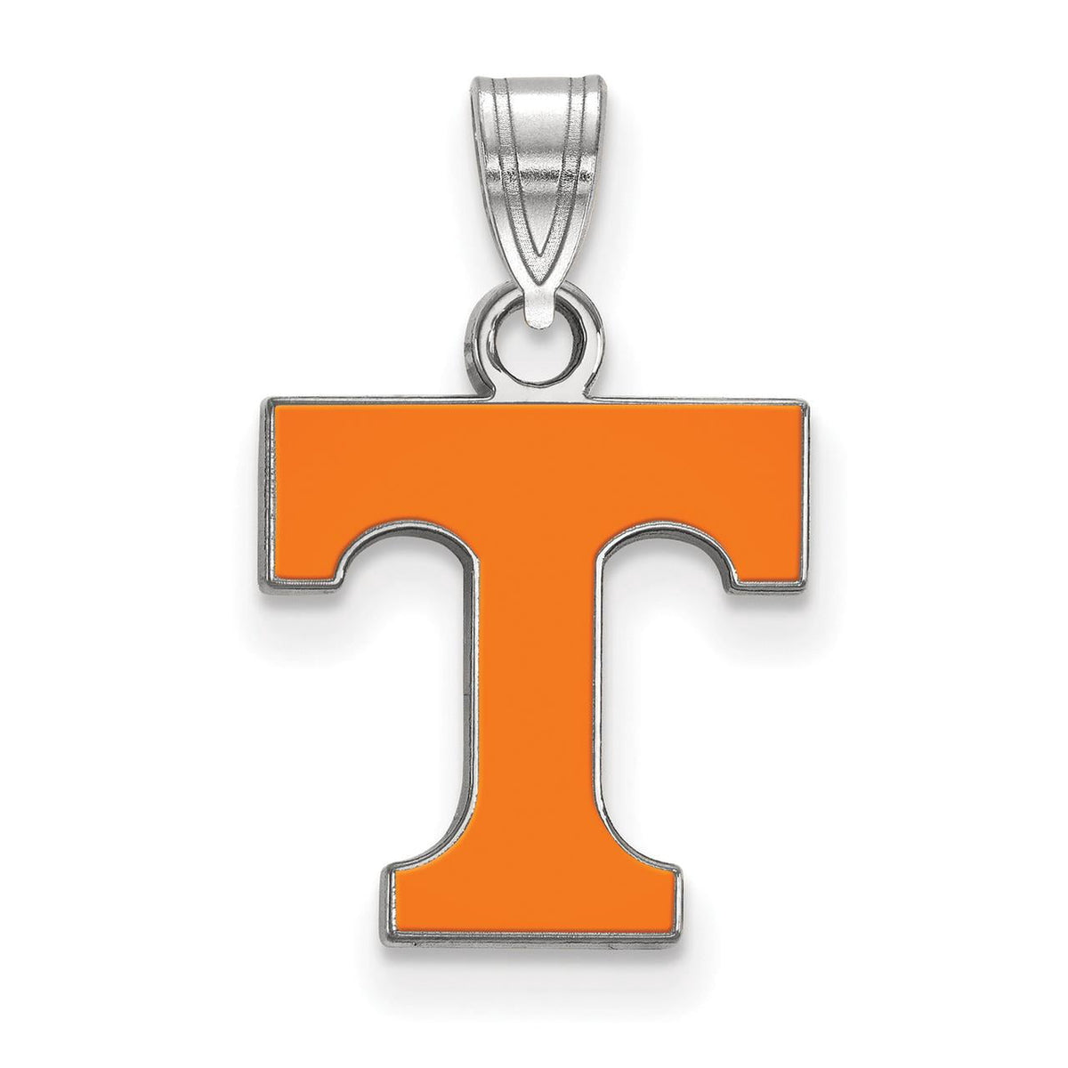 Women's Tennessee Volunteers Sterling Silver Small Enamel Pendant