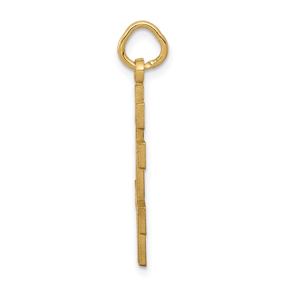 14k Eastern Orthodox Cross Charm