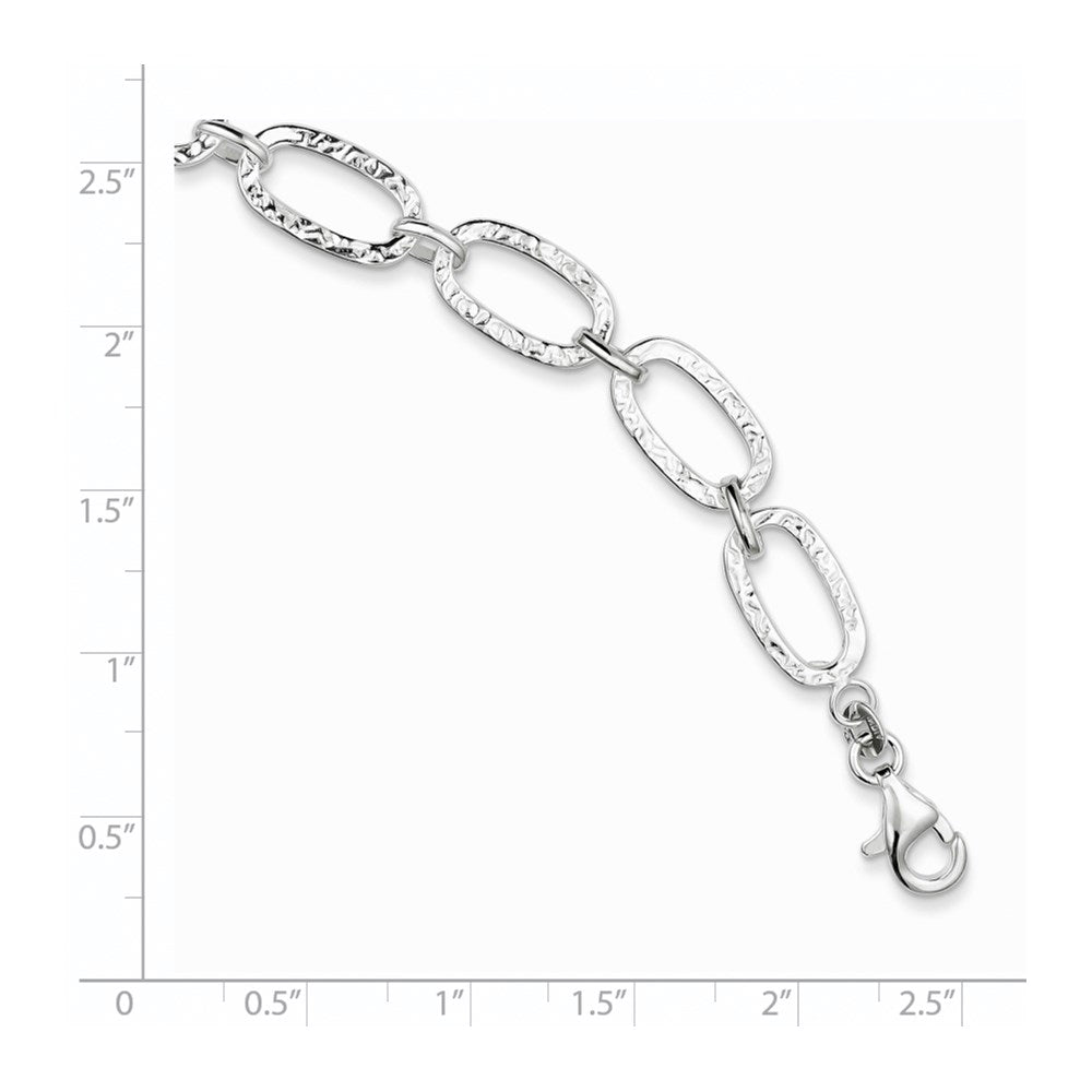 Sterling Silver Fancy Bracelet 7.5 inches
