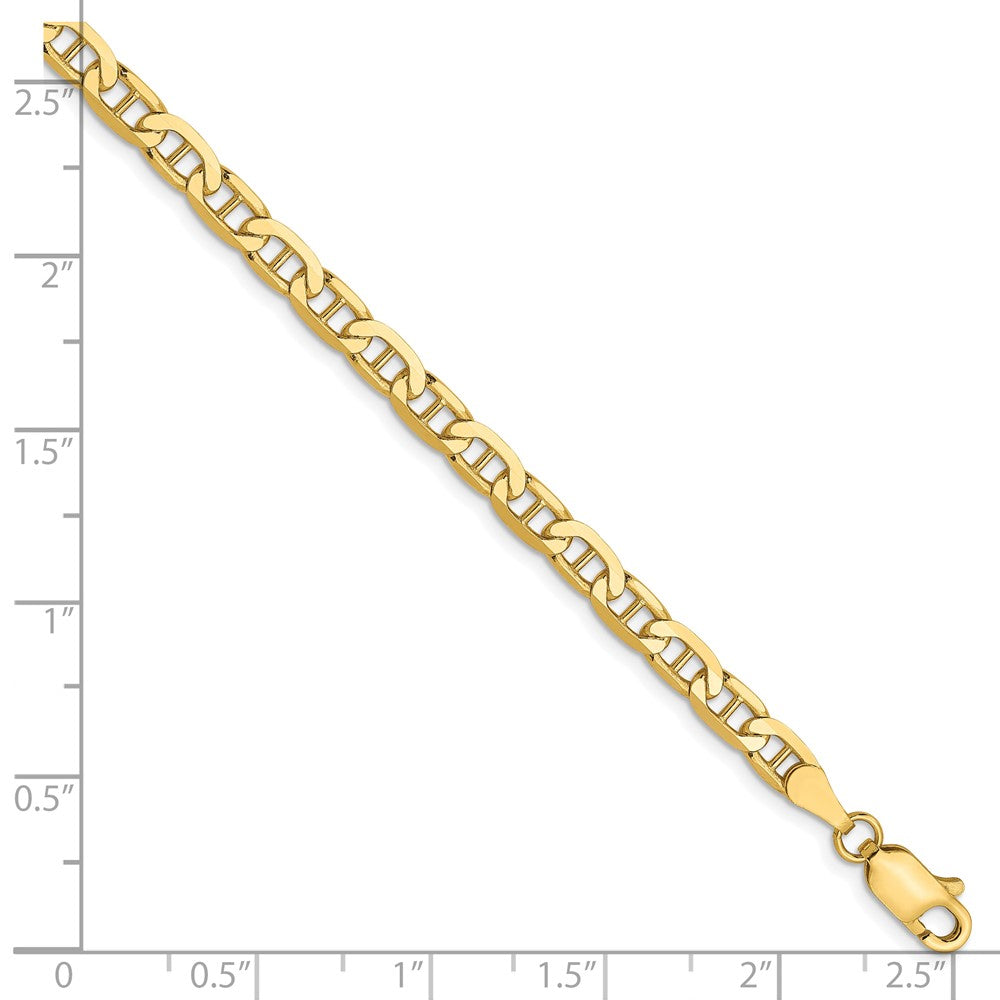 10K 3.75mm Concave Anchor Chain 8  inches