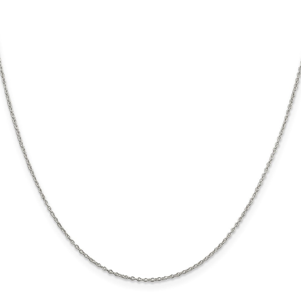 Sterling Silver 1.10mm Forzantina Cable Chain 20 Inches