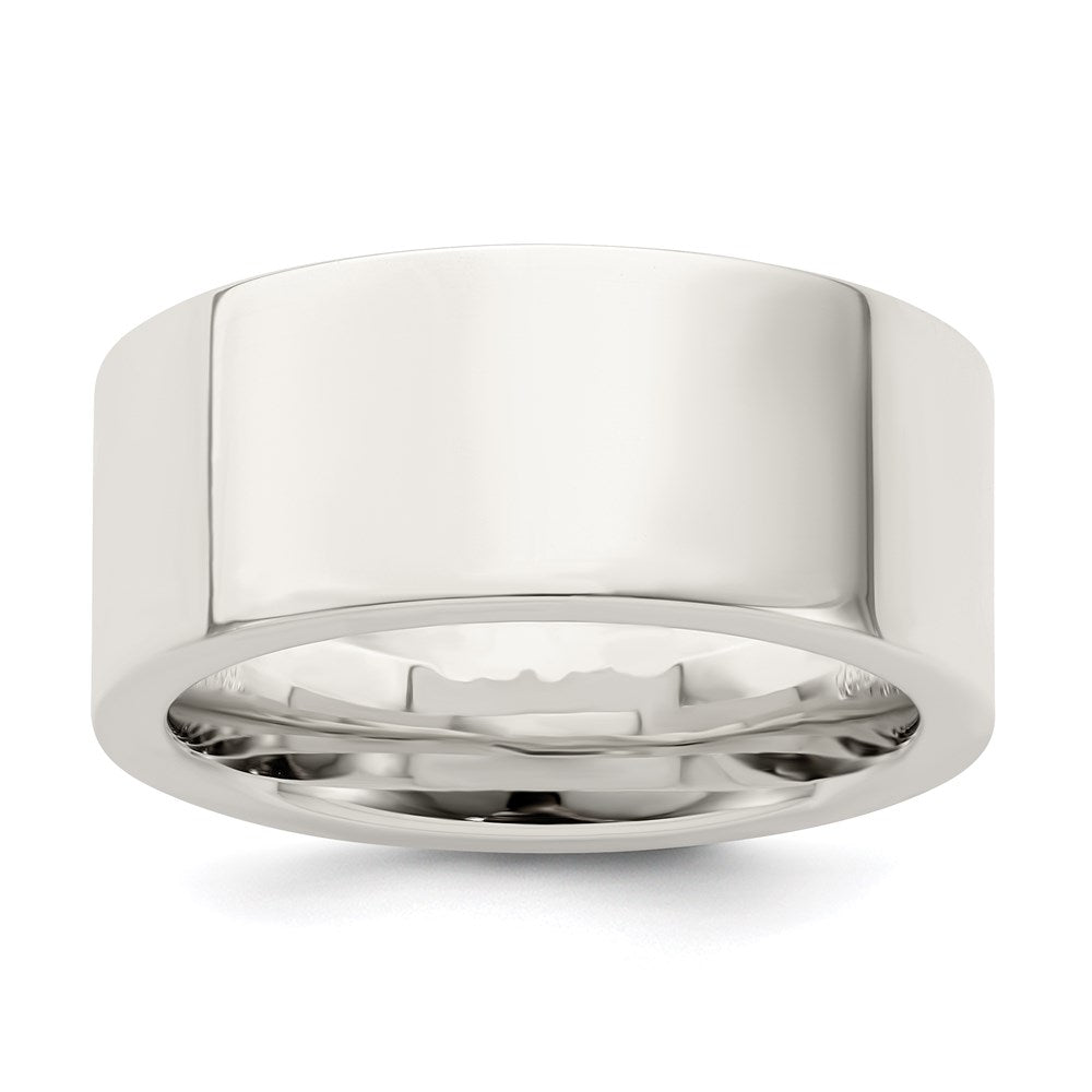 Sterling Silver 9mm Comfort Fit Flat Size 12 Band