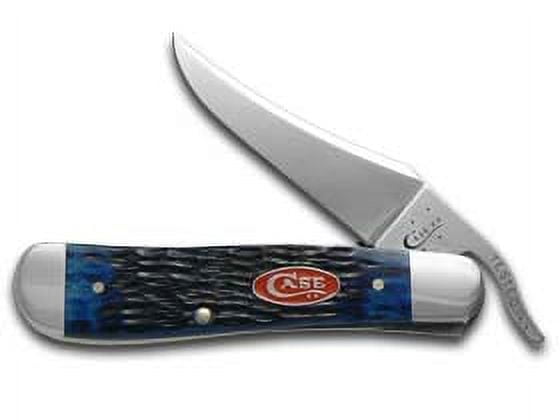 Case Navy Blue Bone Russlock Pocket Knife