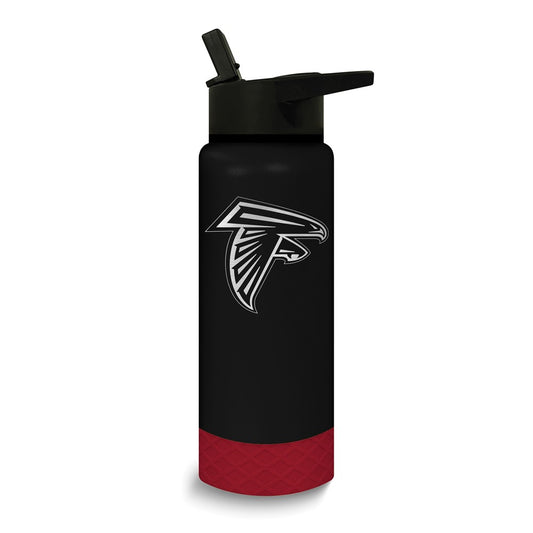 NFL Atlanta Falcons Stainless Steel Silicone Grip 24 oz. Water Bottle