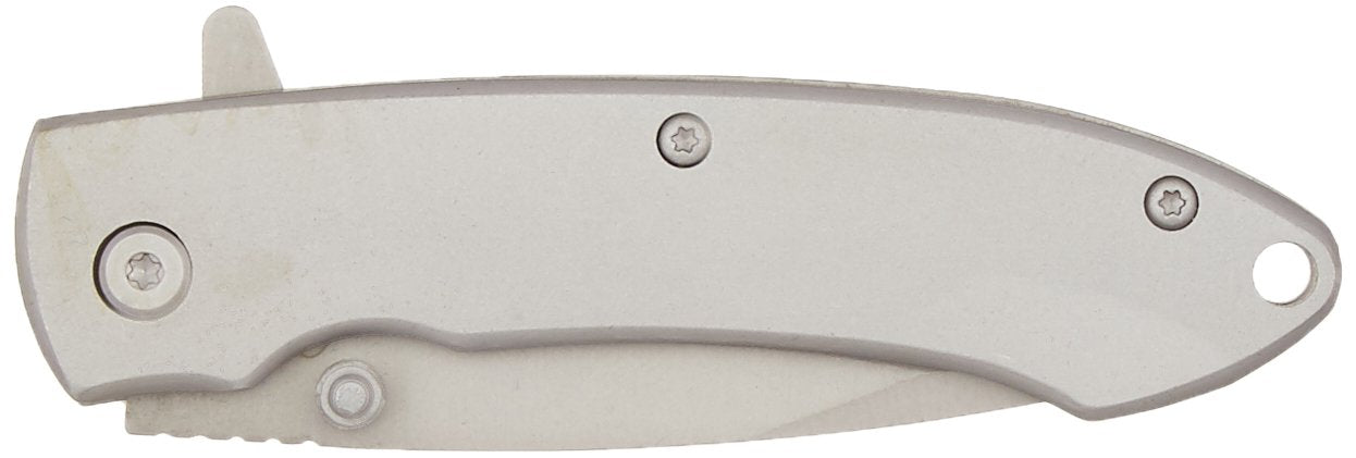 Frost Cutlery Stainless Steel Silver Shadow Locking Pocket Knife QGM15108
