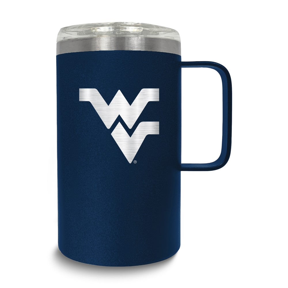 Collegiate West Virginia University Stainless Steel 18 oz. Hustle Mug with Lid