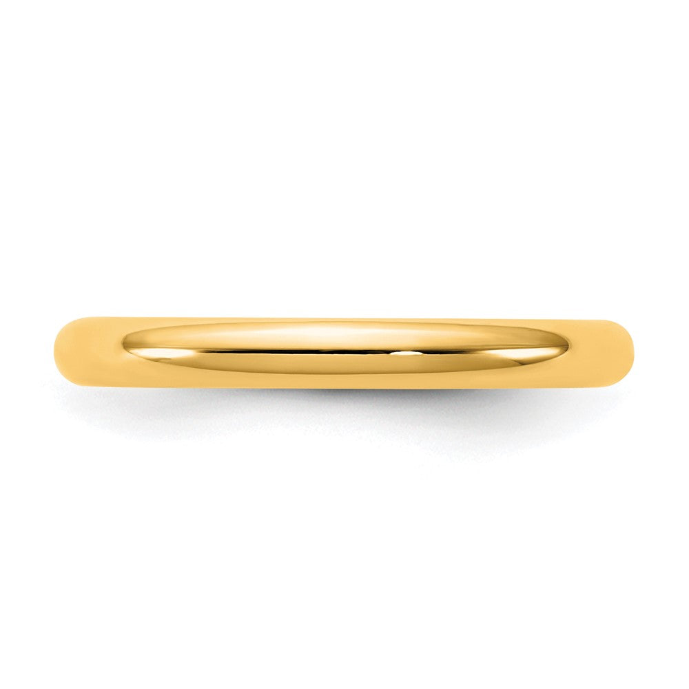 14KY 2.5mm Standard Comfort Fit Band Size 11