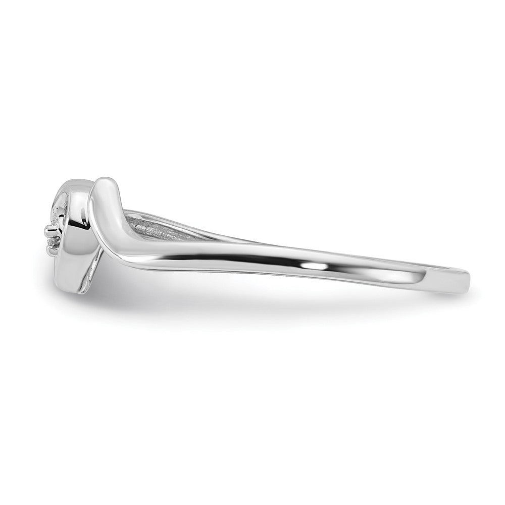 10k WG Diamond Heart Ring