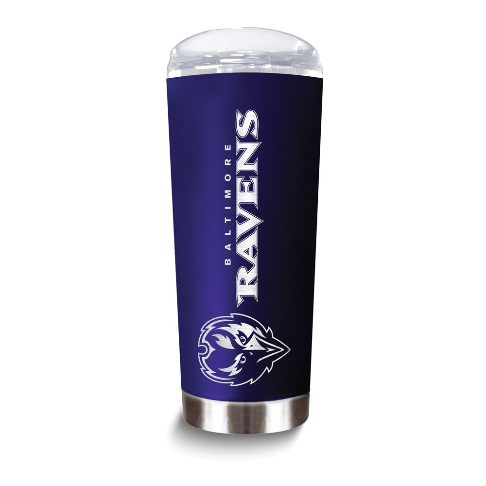 NFL Baltimore Ravens Stainless Steel 18 oz. Roadie Tumbler with Lid