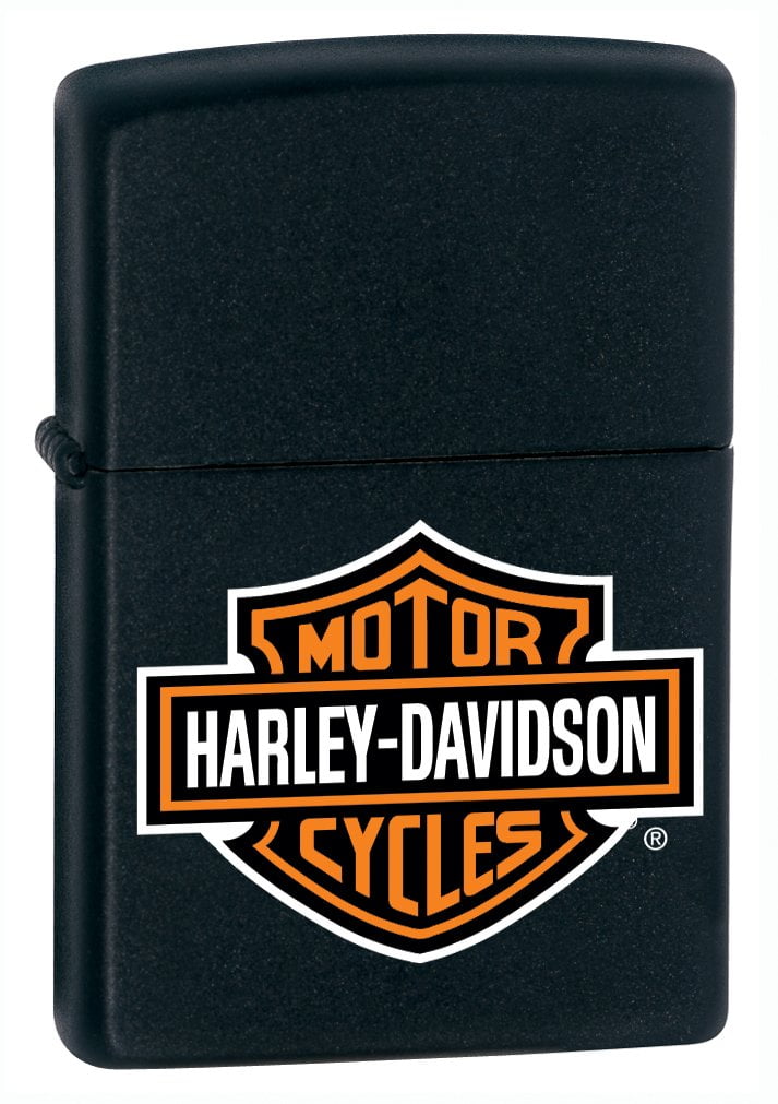 Zippo 218HD.H252 H-D Logo, Black Matte