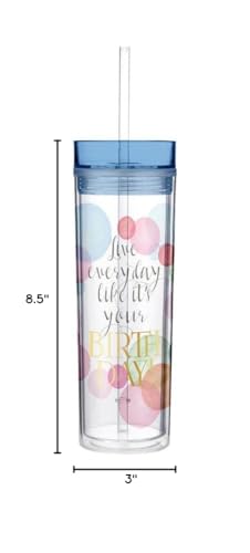 Everyday Your Birthday 16 ounce Acrylic Tumbler
