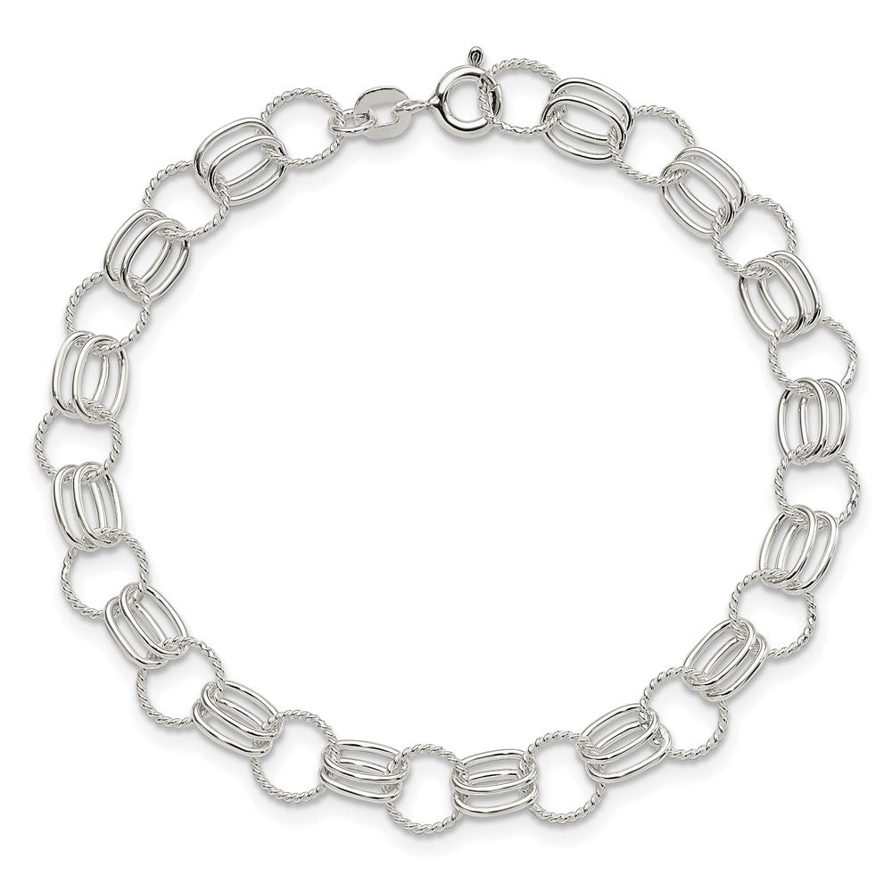 Sterling Silver Bracelet 7.25 inches