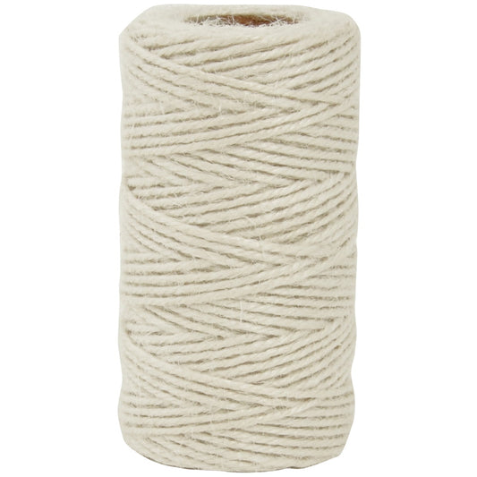 NEW! Lucky Dip Jute Cord-White, 1.2mmx50m