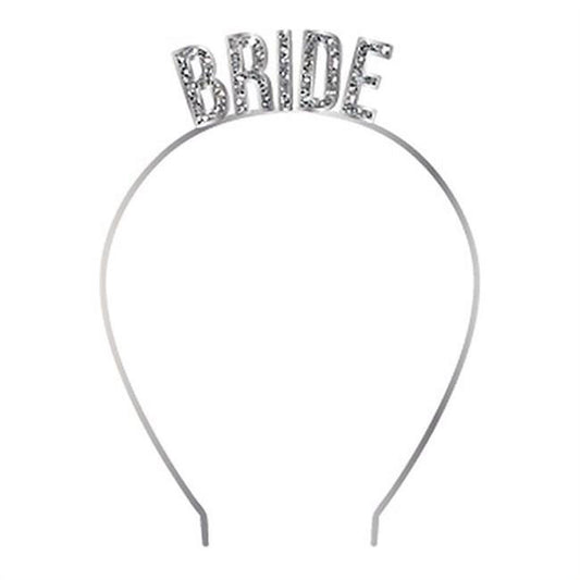 Christian Brands 10-06447-002 Headband  Silver - BridePack of 6