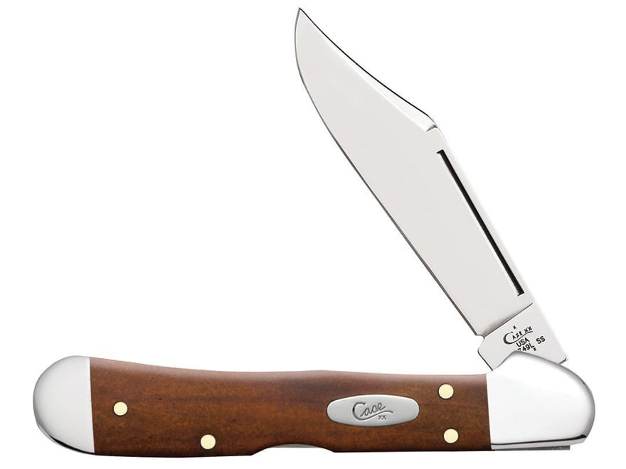 Case XX Knives Chestnut Bone Mini Copperlock Pocket Knife