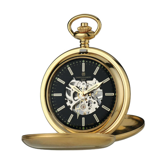 Charles-Hubert Paris Men's TW1002 Classic Collection Pocket Watch