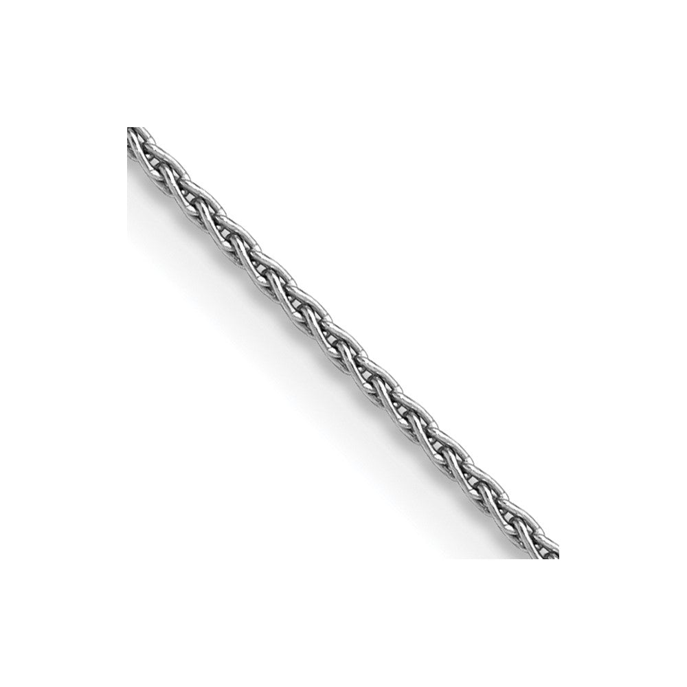 14K White Gold 16 inch 1.5mm Parisian Wheat with Lobster Clasp Chain