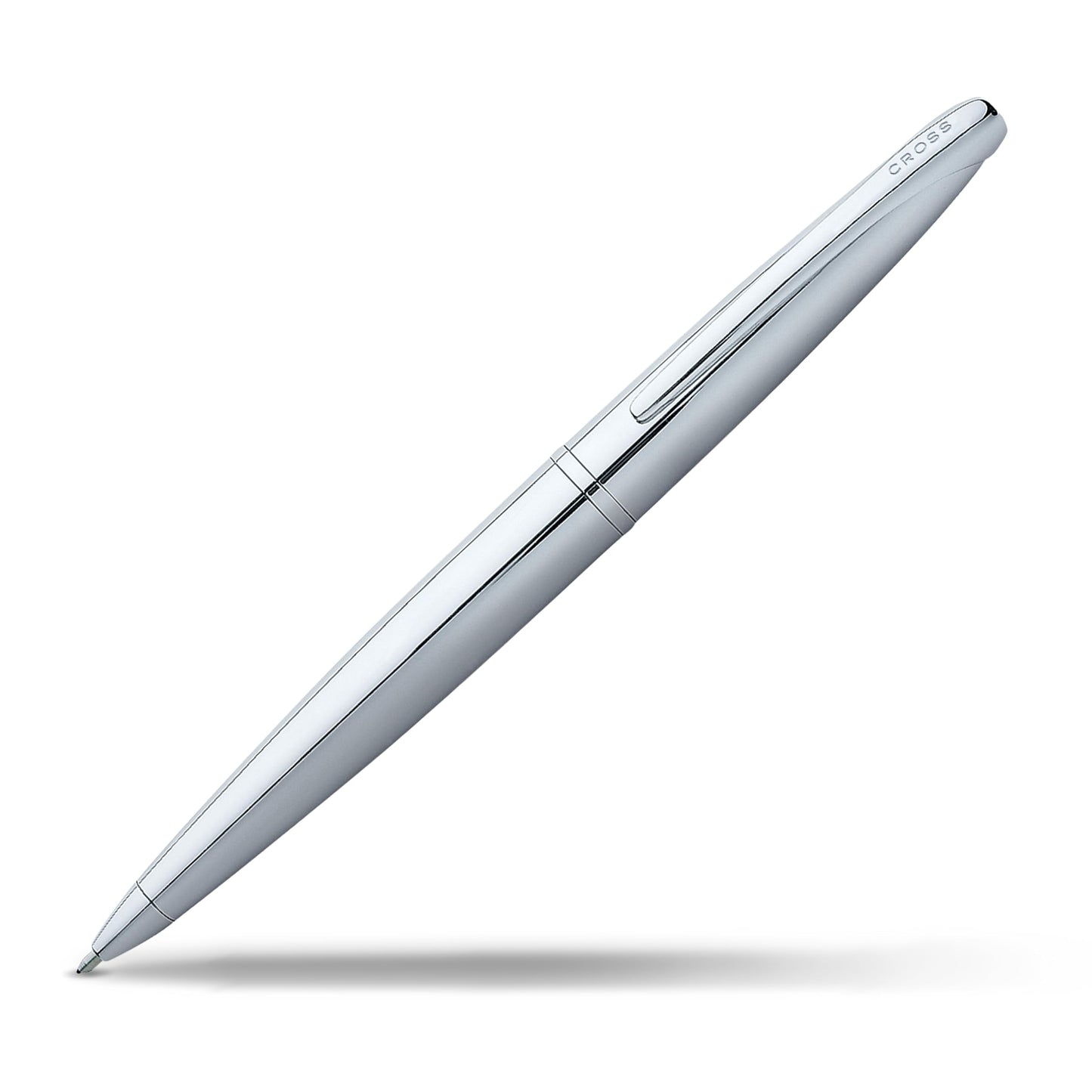 Cross ATX Refillable Ballpoint Pen, Medium Ballpen, Includes Premium Gift Box - Chrome