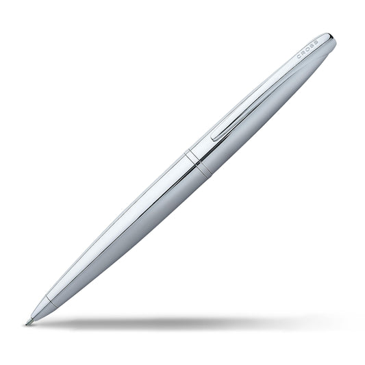 Cross ATX Refillable Ballpoint Pen, Medium Ballpen, Includes Premium Gift Box - Chrome