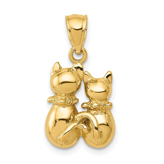 10K Cat Pendant