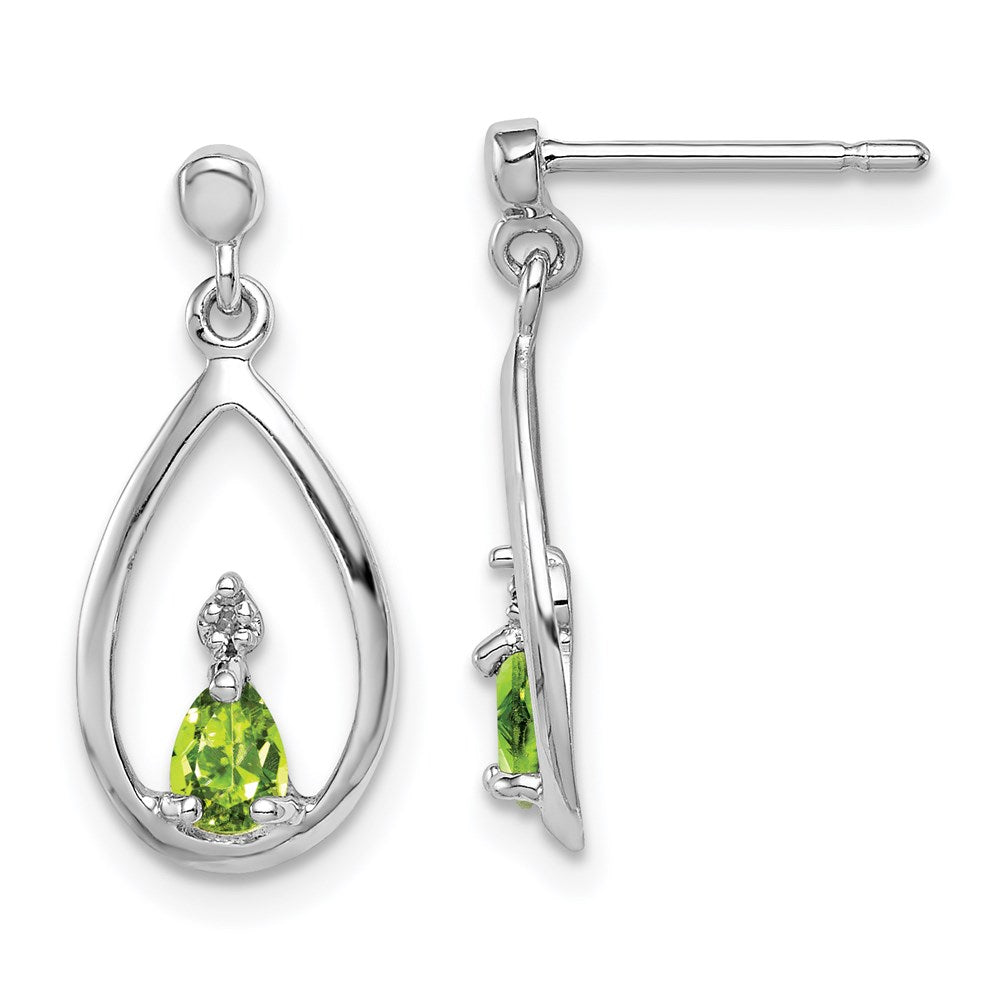Sterling Silver Polished & Twisted Oval Hoop Earrings