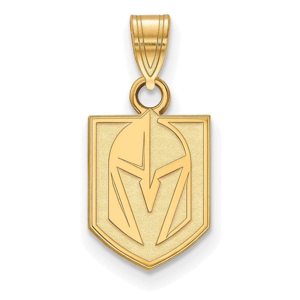 14k Gold LogoArt NHL Vegas Golden Knights Small Pendant