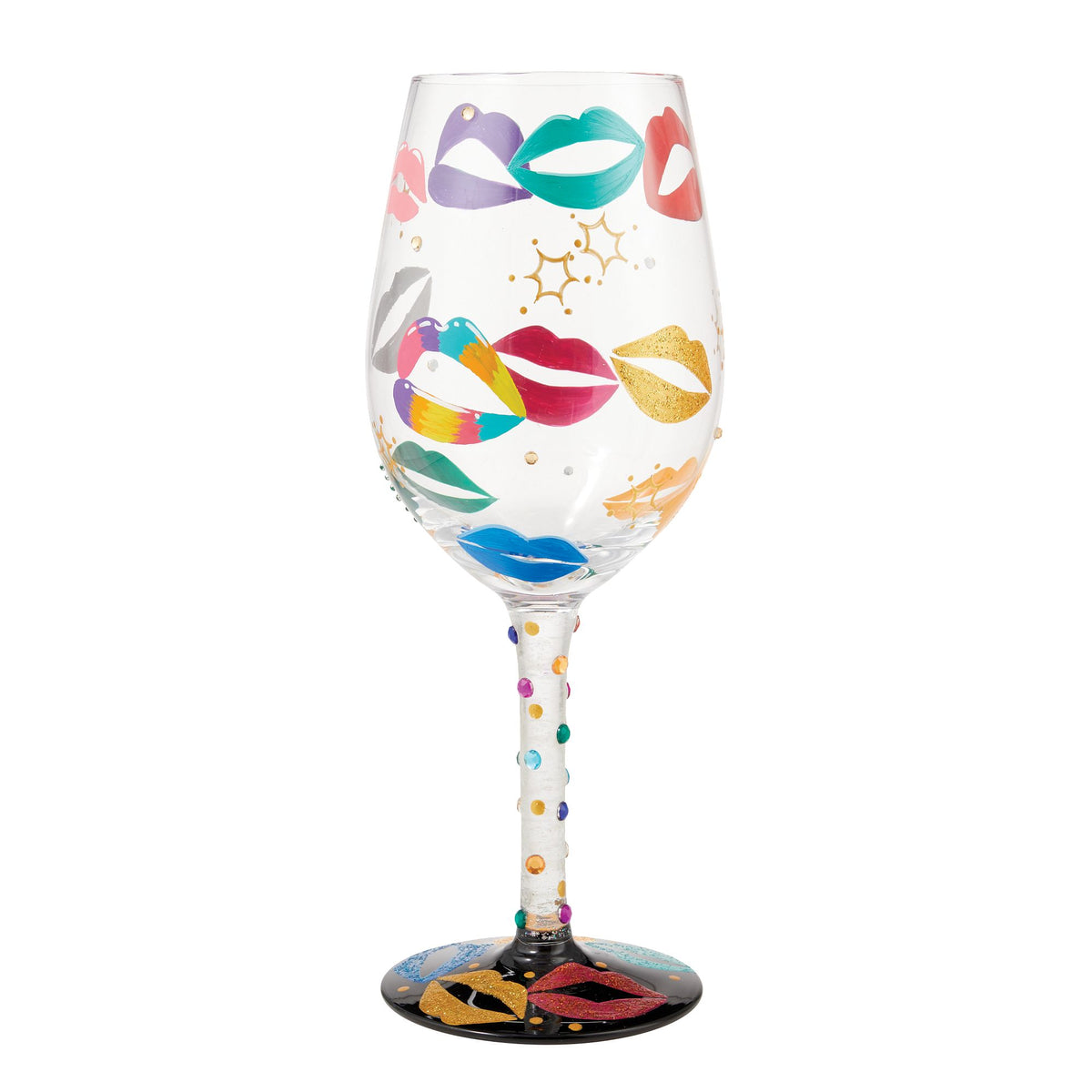 Lolita Made For Kissing Wine Glass