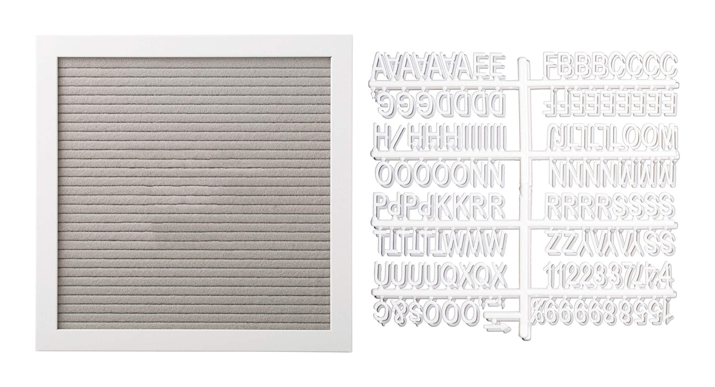 GRAY LETTERBOARD by Pearhead