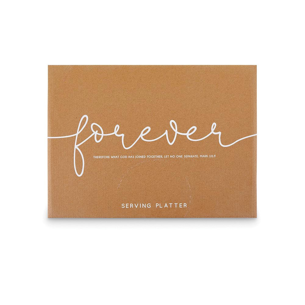 Forever Wedding Ceramic Serving Platter