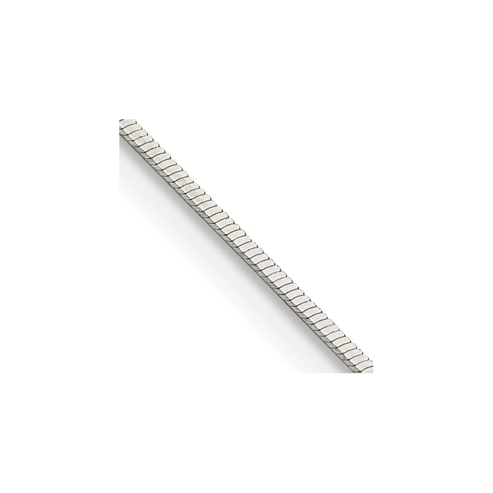 Sterling Silver .7mm Square Snake Chain 18 Inches
