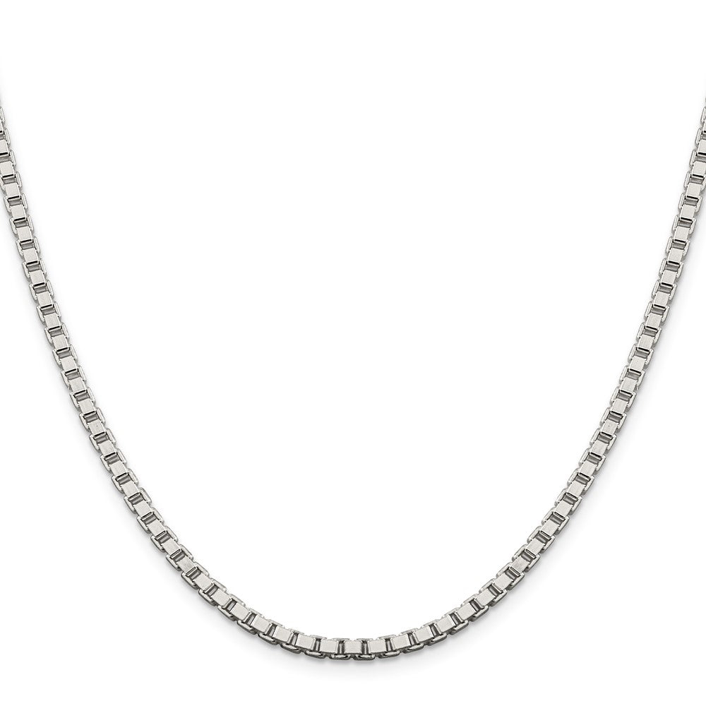 Sterling Silver 3.25mm Box Chain 26 Inches