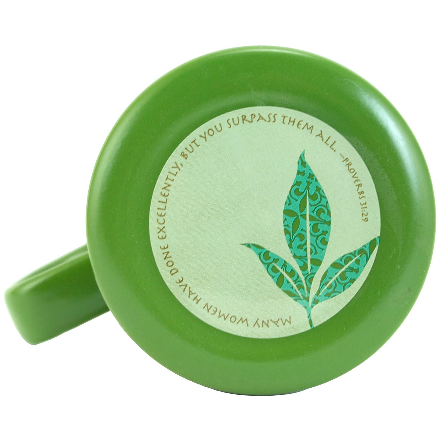 Amazing Woman Green Ceramic 14 Oz. Mug And Coaster
