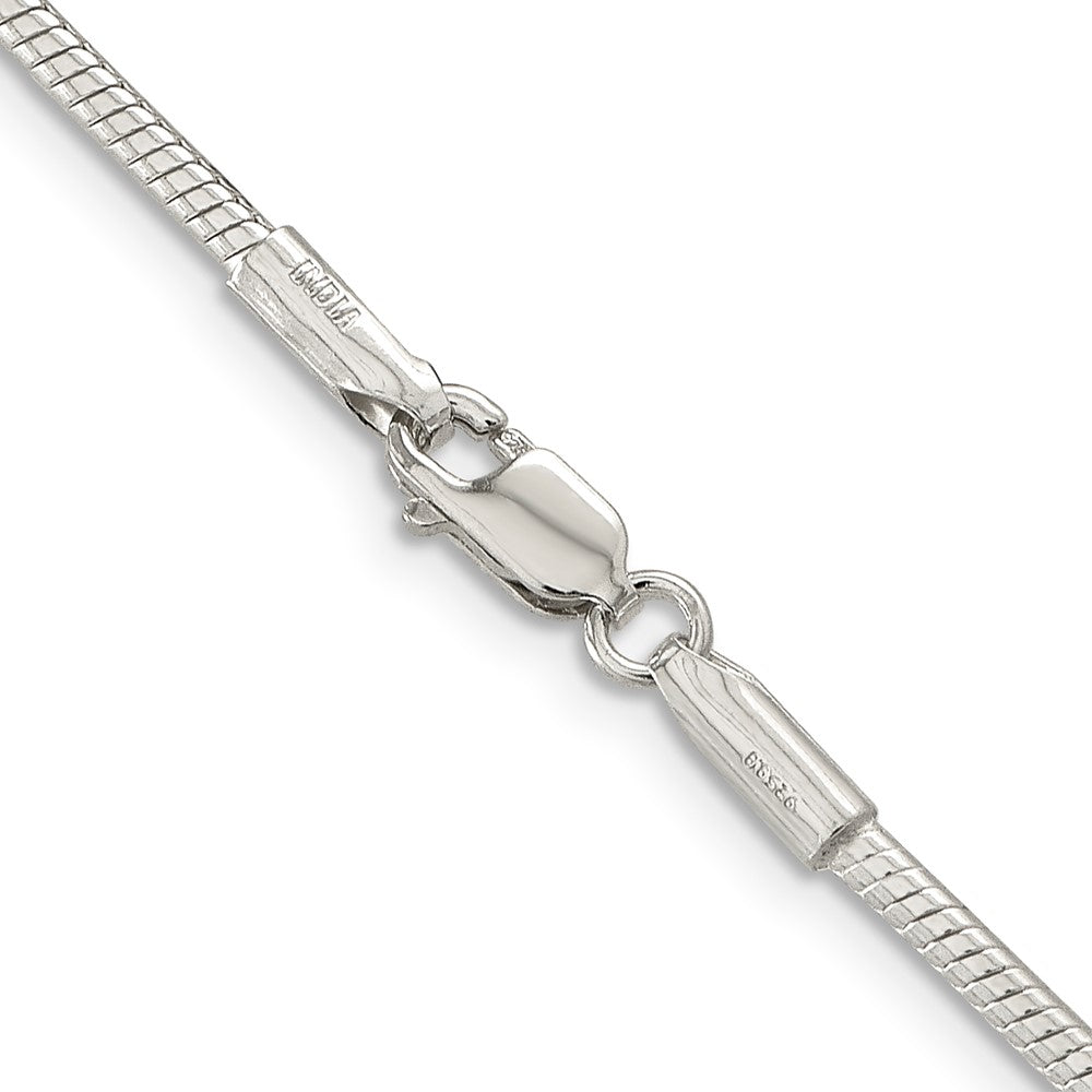Sterling Silver 2mm Snake Chain 28 Inches
