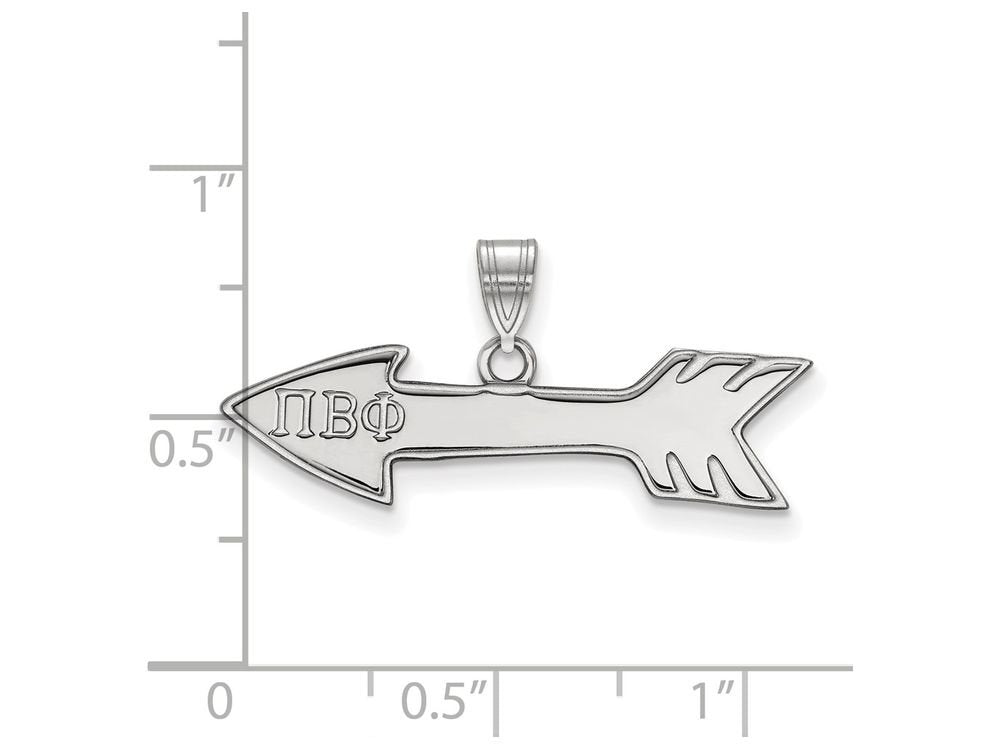 Sterling Silver Official Licensed Greek Sororities Pi Beta Phi (???) Small Pendant