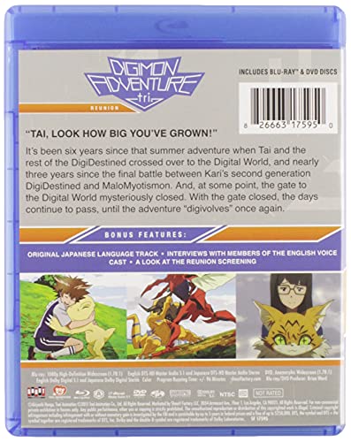 Digimon Adventure Tri.: Reunion (Bluray/DVD Combo) [Blu-ray] [Blu-ray]