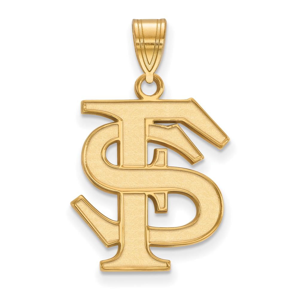 10k Gold LogoArt Florida State University F-S Large Pendant Q1Y004FSU