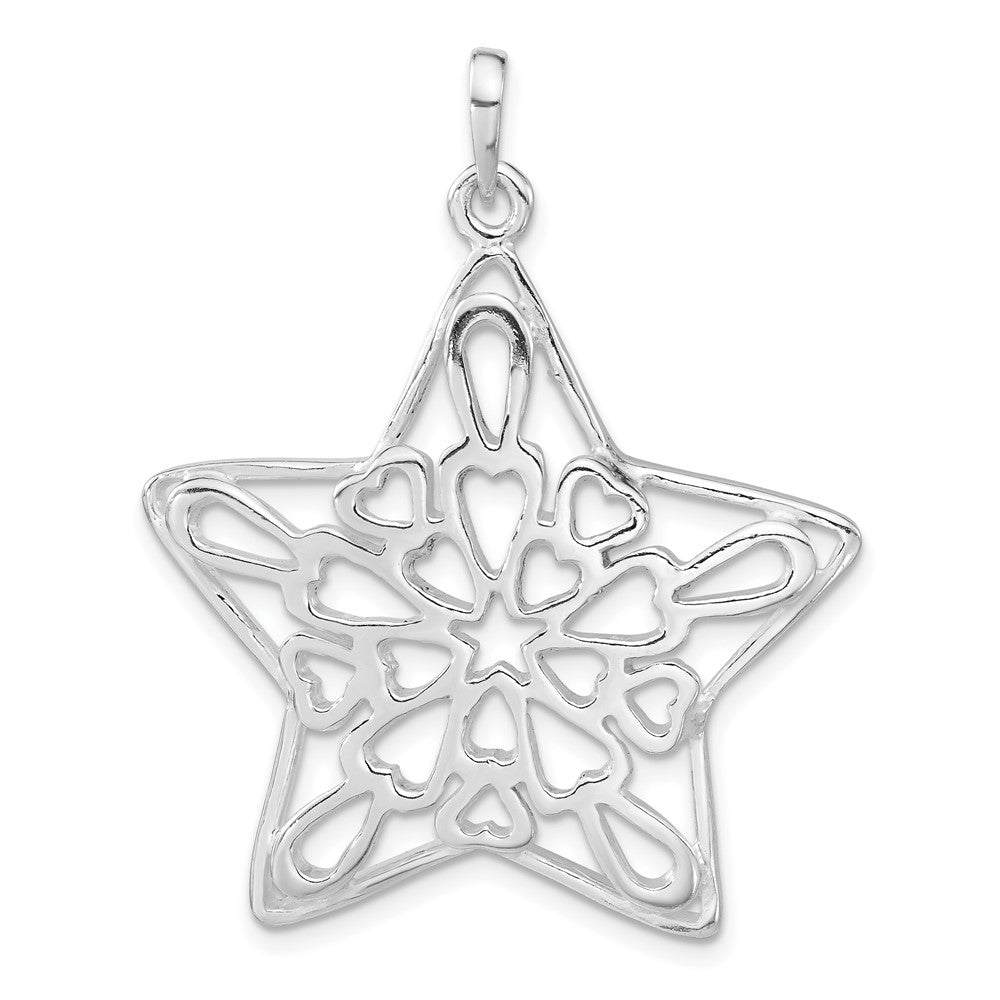 Sterling Silver Polished Star Pendant
